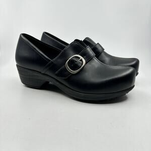 SafeTStep Clogs WMNS 7W Black Mary Jane Non Slip Shoes Workwear Comfortcore